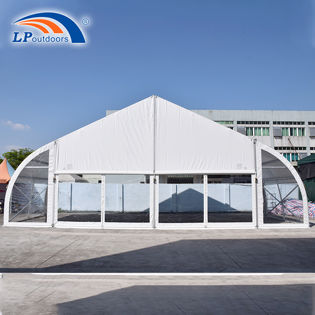 15-метровый открытый прозрачный пролет в форме сердца, шатер, алюминиевая рамная конструкция, здание с прозрачной стеной 
