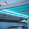 Изготовленная на заказ уличная электрическая беседка Bioclimatica, алюминиевая беседка нового дизайна с подсветкой RGB