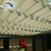 Коммерческая выдвижная пергола HDPE для террасов гостеприимства