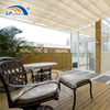 Прочный выдвижной Pergola HDPE для открытого двора расслабляйте тень и стиль